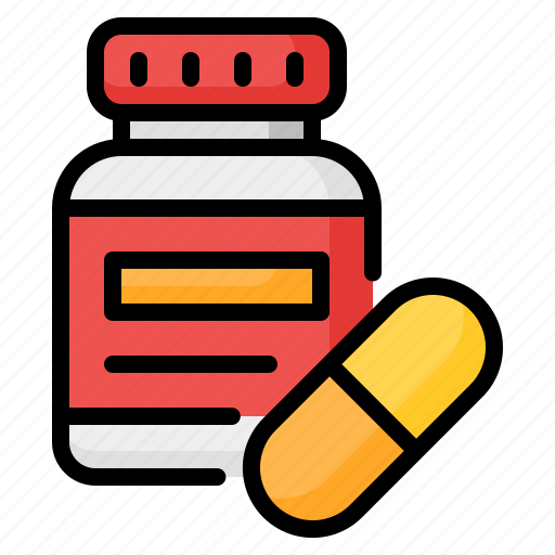 Supplement, vitamin, pill, capsule, bottle, drug, medicine icon - Download on Iconfinder