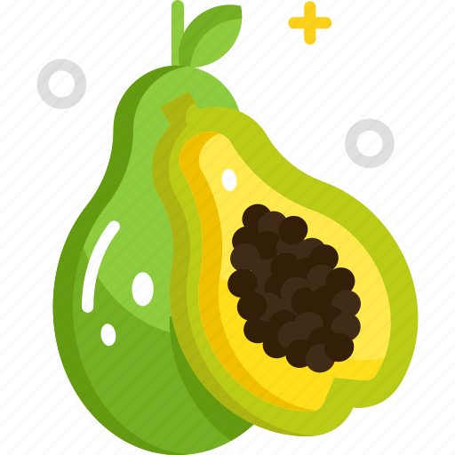 Fruit, healthy food, organic, papaya, vegan icon - Download on Iconfinder