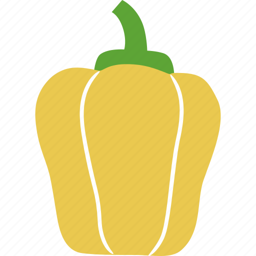 Bell, pepper, vegetable, yellow, healthy, food icon - Download on Iconfinder