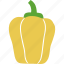 bell, pepper, vegetable, yellow, healthy, food 