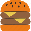 burger, cheese, food, unhealthy