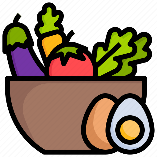 Healthy, food, salad, vegan, vegetables, vegetarian icon - Download on Iconfinder