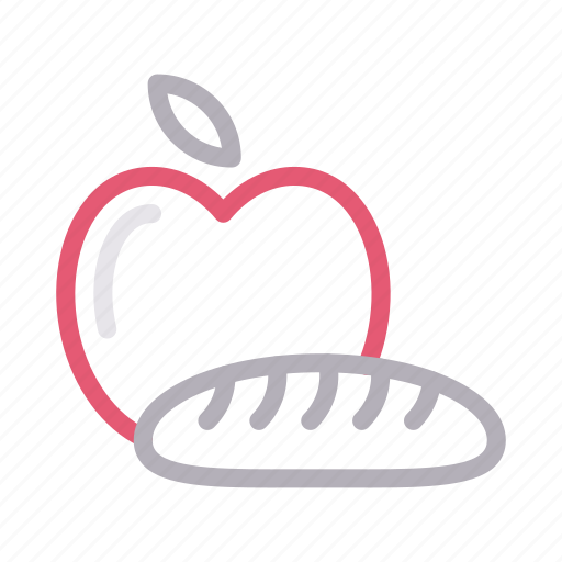 Apple, bread, food, fruit, loaf icon - Download on Iconfinder