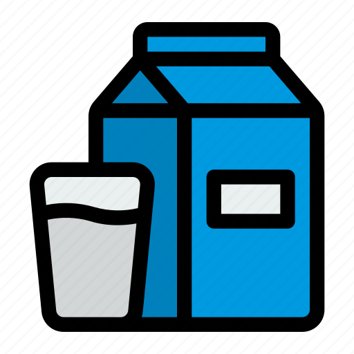 Milk, dairy, drink, carton icon - Download on Iconfinder