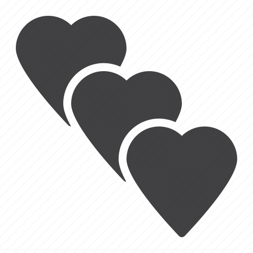 Heart, like, love, three icon - Download on Iconfinder