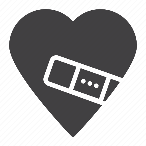 Health, heart, injured, love, plaster icon - Download on Iconfinder