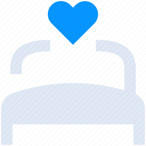 Bed, heart, hotel, love, sex, valentine icon - Download on Iconfinder