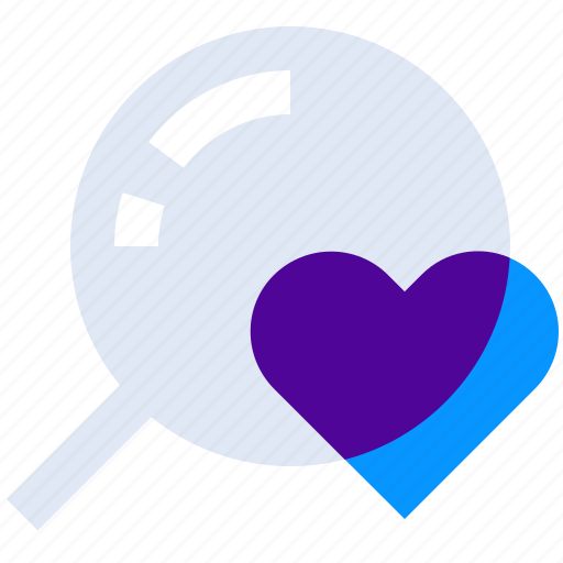 Heart, love, search icon - Download on Iconfinder
