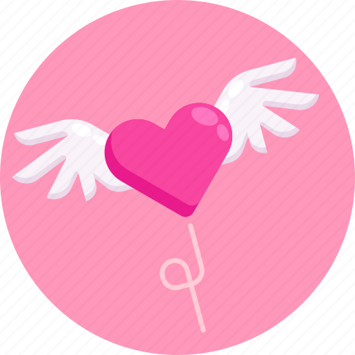 Love, kite, heart, romantic, romance icon - Download on Iconfinder