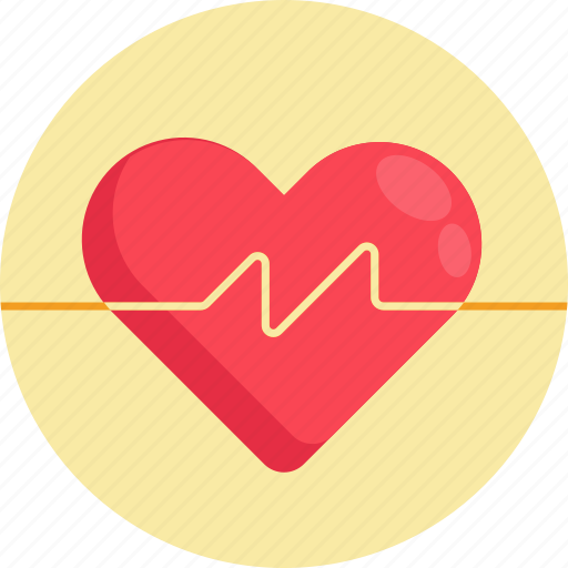 Love, heart, romance, heart beat, romantic icon - Download on Iconfinder