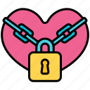 locked, heart, lock, padlock, secret, love, valentine