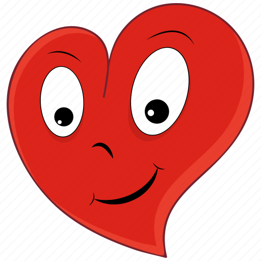 Emoji, emoticon, happy, heart, love, valentine, valentines icon - Download on Iconfinder