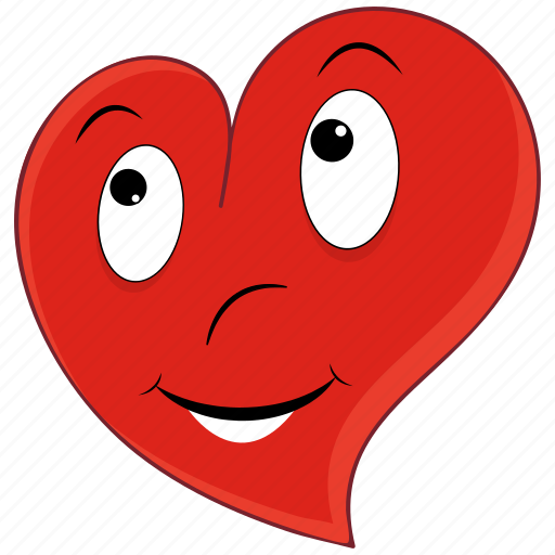 Face, happy, healthy, heart, like, lucky, smile icon - Download on Iconfinder