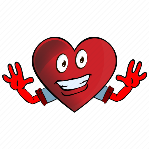 Cartoon, emoji, face, heart, smiley icon - Download on Iconfinder