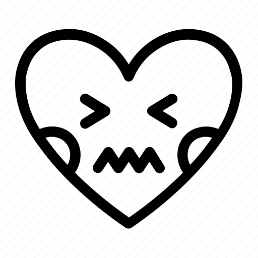 Confused, emoji, emotions, heart, love, smiley, smileys icon - Download on Iconfinder