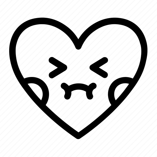 Emoji, emotions, heart, love, sick, smiley, smileys icon - Download on Iconfinder