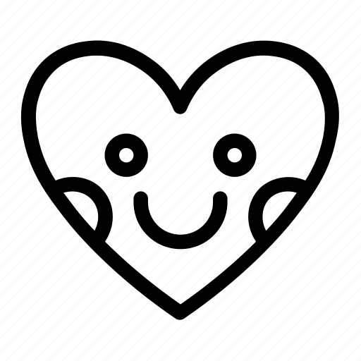 Emoji, emotions, heart, love, smile, smiley, smiling icon - Download on Iconfinder