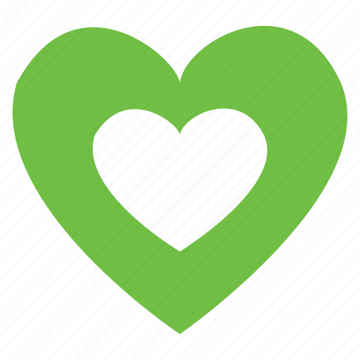 Green, happy, heart, love, protect, puncture icon - Download on Iconfinder