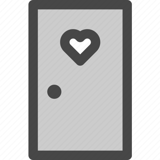 Access, door, entrance, exit, heart, love icon - Download on Iconfinder