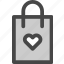 bag, heart, love, present, shopping, valentine, wedding 