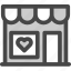 heart, love, retail, shop, valentine, window 