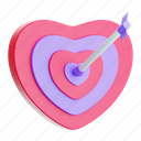 heart, arrow, target, romance, business, goal, finance, marketing 
