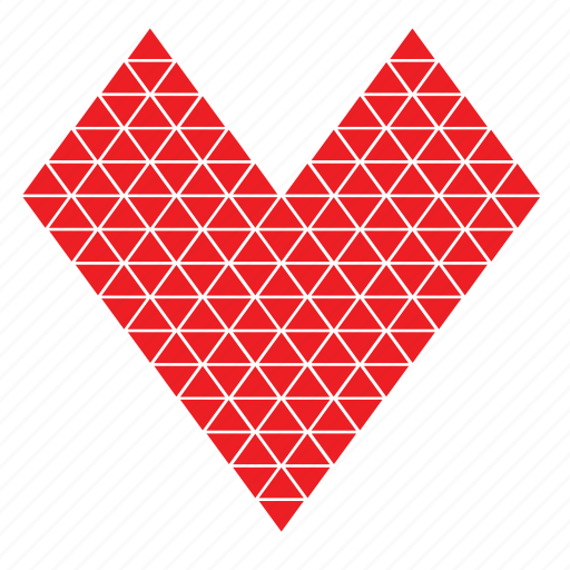 Abstract, day, heart, love, romance, triangle, valentines icon - Download on Iconfinder