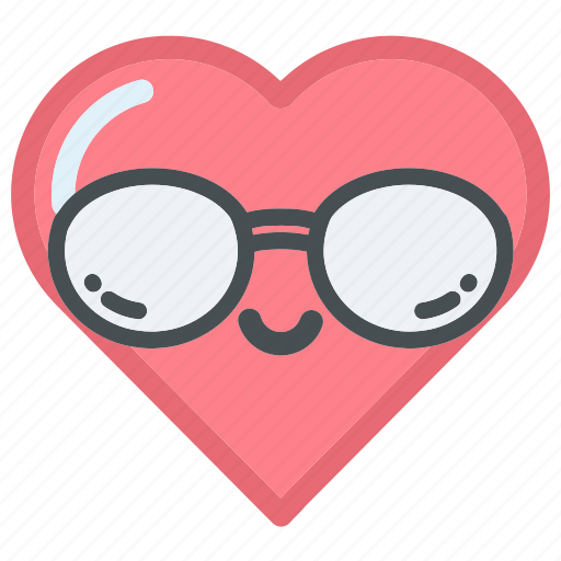Eye, face, glasses, heart, hearts, love, sunglasses icon - Download on Iconfinder