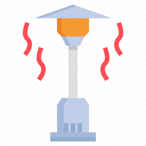 Patio, heater, exterior, outdoor, electronics, device icon - Download on Iconfinder