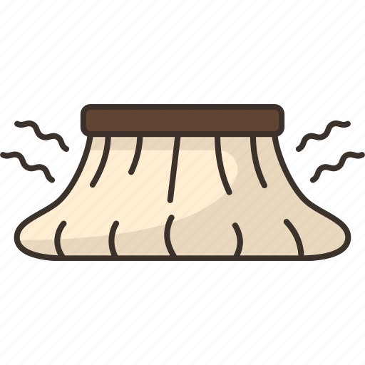 Kotatsu, heating, table, indoors, japanese icon - Download on Iconfinder