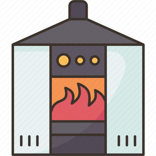 Stove, pellet, burning, fuels, heat icon - Download on Iconfinder