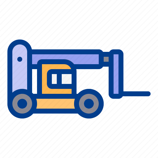 Construction, crane, fork, heavy, vehicle icon - Download on Iconfinder