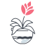urn, plant, flower, floral, florist, blossom, bloom, potted 