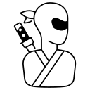ninja, weapon, martial arts, japanese, japan, samurai, asian, shadow