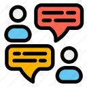 discuss, chat, informations, message, talk, meeting, communication, chats, messages, reviews, bubble