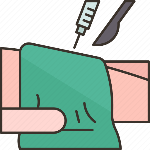 Surgery, hemorrhoids, anal, medical, treatment icon - Download on Iconfinder