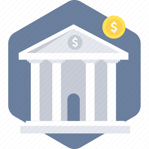 Bank, banking, stock, warehouse, building, finance, financial institution icon - Download on Iconfinder