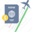 passport, card, identity, business, international, money, travel 