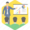 meeting, presentation, analysis, board, chart, report, explaination