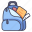 backpack, bag, education, school, student 