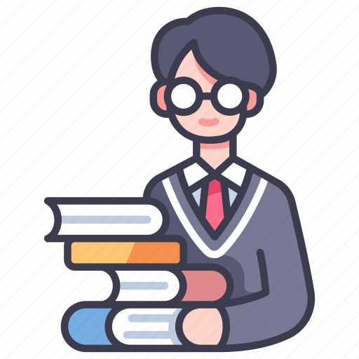 Book, college, education, male, people, school, student icon - Download on Iconfinder