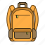 school, education, college, bag, backpack, student 