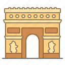 school, education, college, history, landmark, arc de triomphe, paris