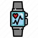smart, watch, wrist, pulse, digital