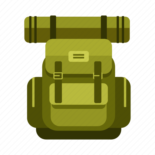 Hiking, bag, illustration, outdoor, adventure, camping, vacation icon - Download on Iconfinder