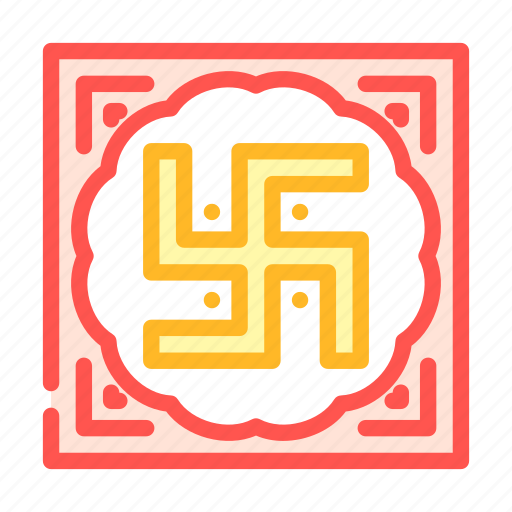 Swastika, hinduism, hindu, god, om, india icon - Download on Iconfinder