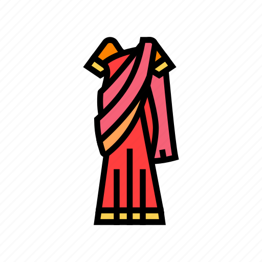 Sari, traditional, clothing, hinduism, india, hindu icon - Download on Iconfinder