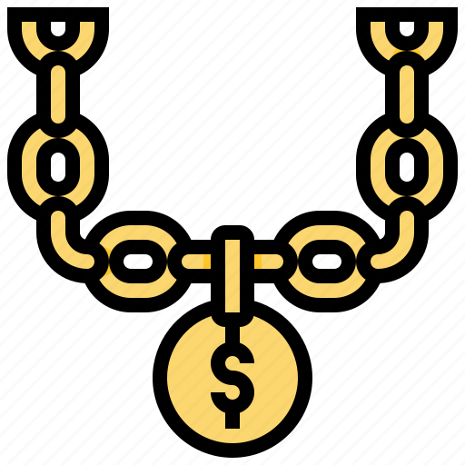 Bling, chain, dollars, money icon - Download on Iconfinder