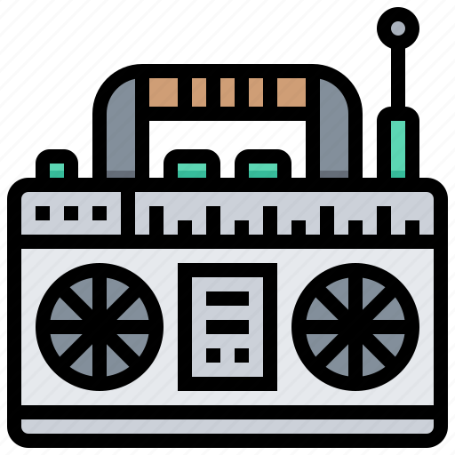 Audio, boombox, electronic, music, radio, sound icon - Download on Iconfinder