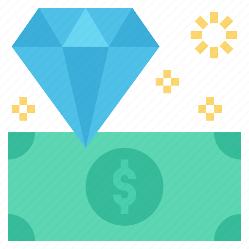 Diamond, dollar, jewellery, money icon - Download on Iconfinder
